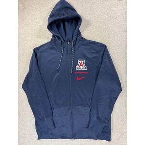 Arizona‎ Wildcats Nike Therma Fit Campus Hoodie Jacket (Men's Large) Blue